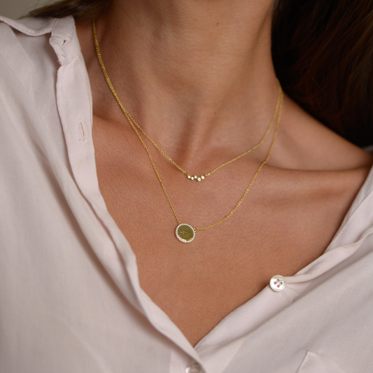 Necklace Engraving Pave