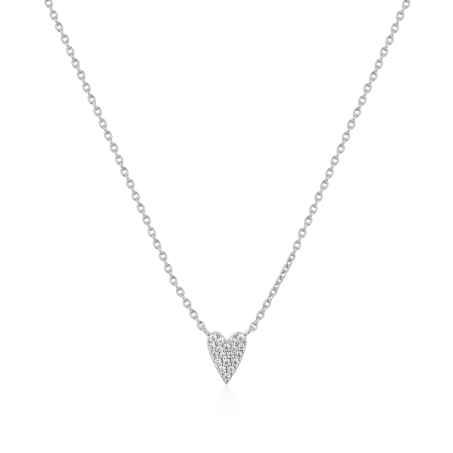Necklace Heart Pave