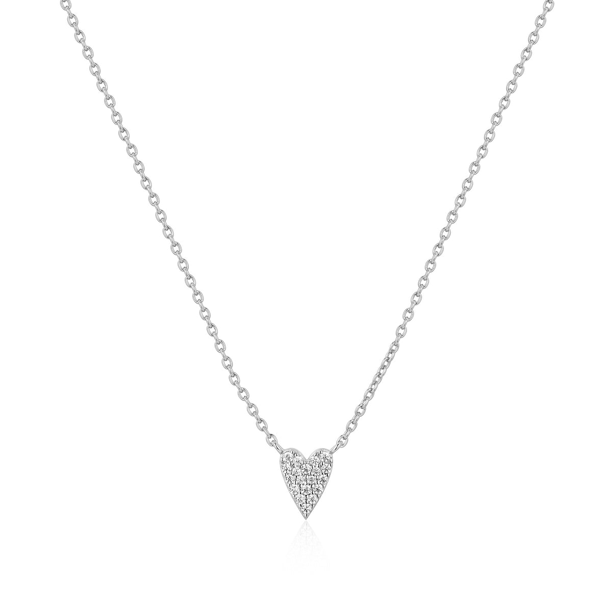 Necklace Heart Pave