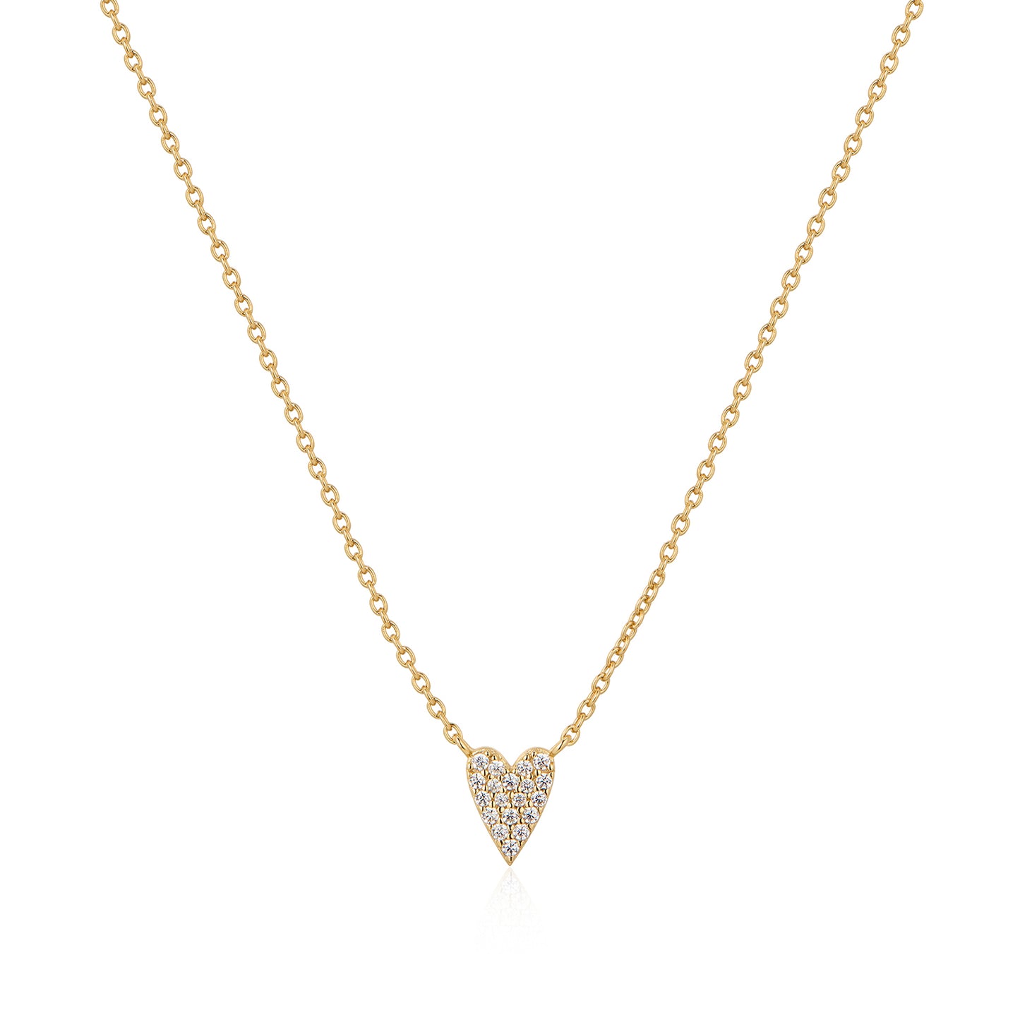 Necklace Heart Pave