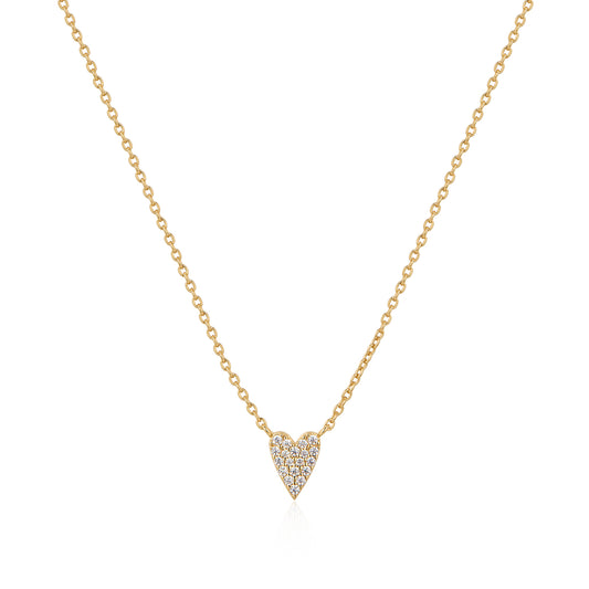 Necklace Heart Pave