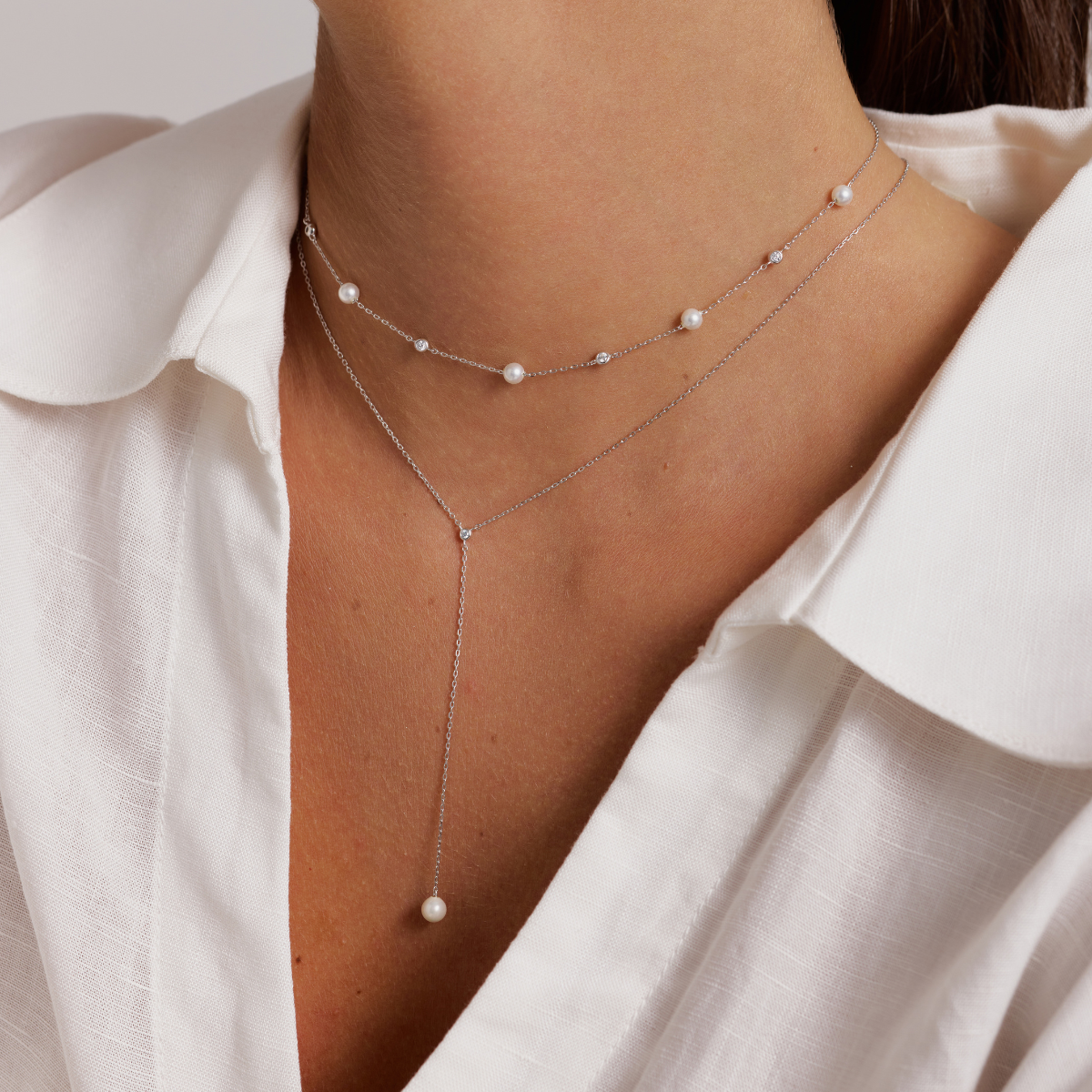 Necklace Pearl June