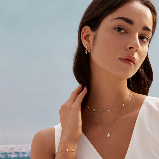 Necklace Pearl June