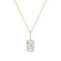 Necklace Square Baguette