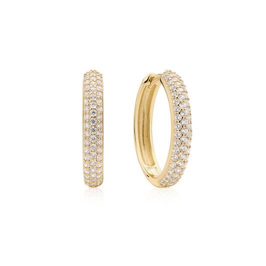 Earring Hoop Big Pave