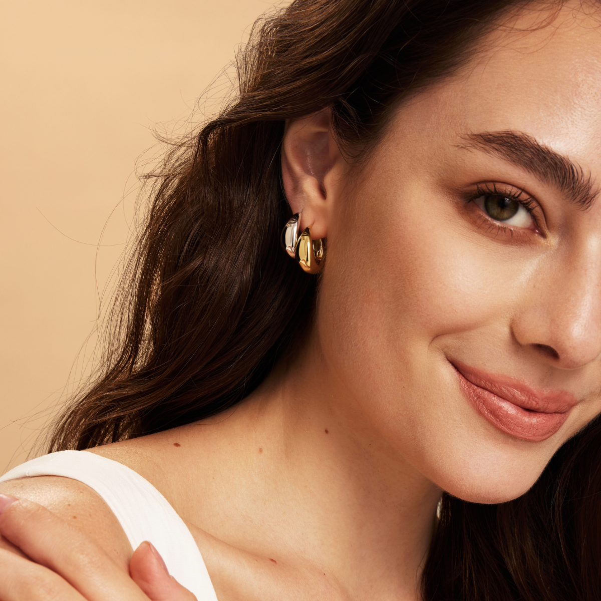 Earring Hoop Drop Belle