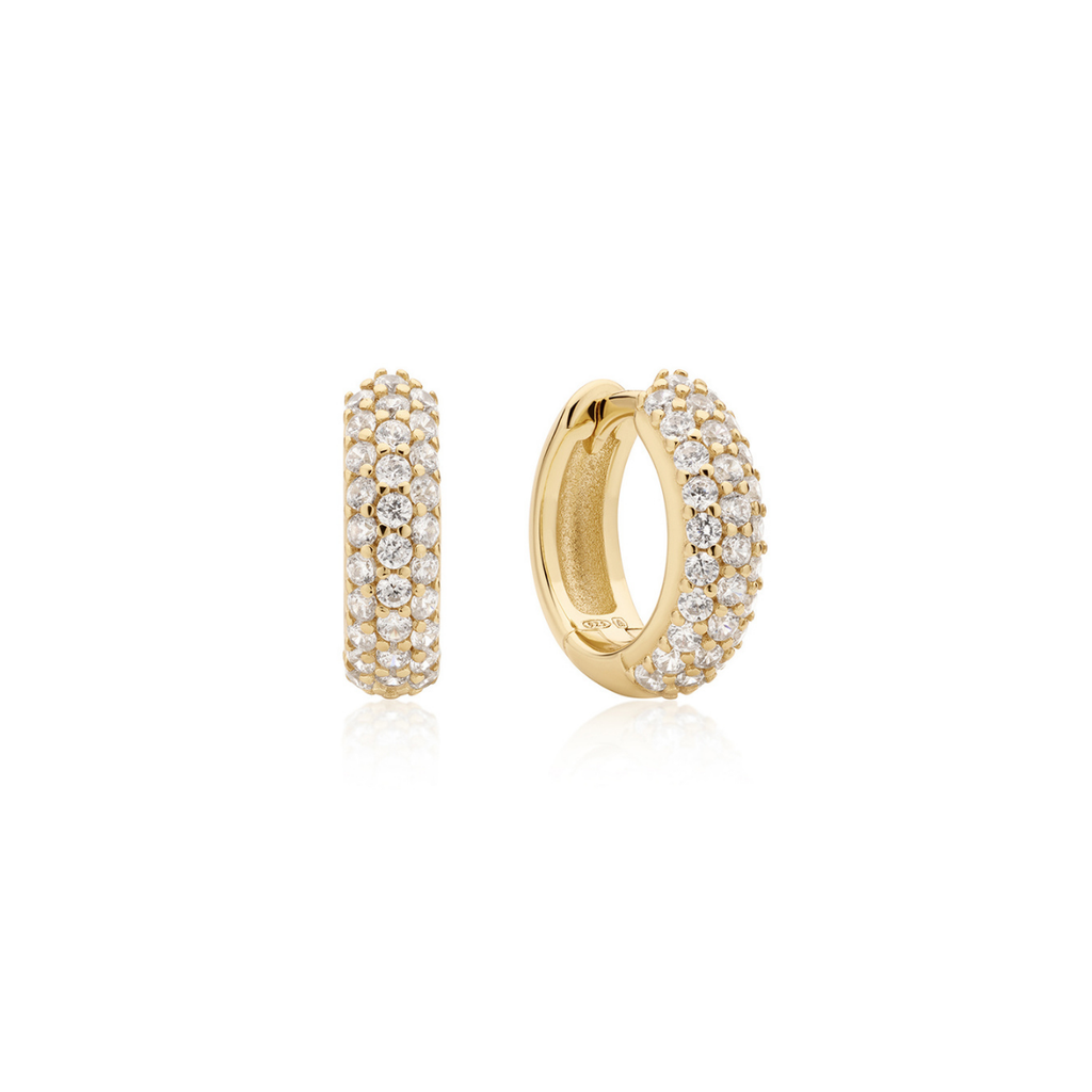 Earring Hoop Pave