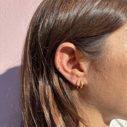 Earring Hoop Single June
