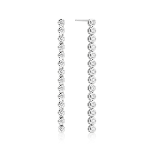 Earring Long Bezel June