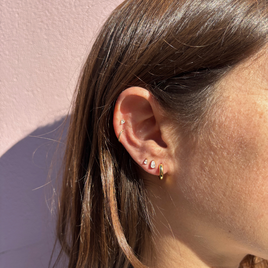 Earring Stud Big Pear