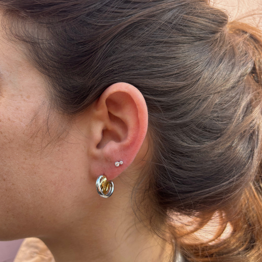 Earring Stud Duo June