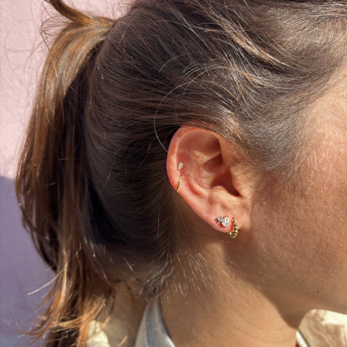 Earring Stud Duo Sienna