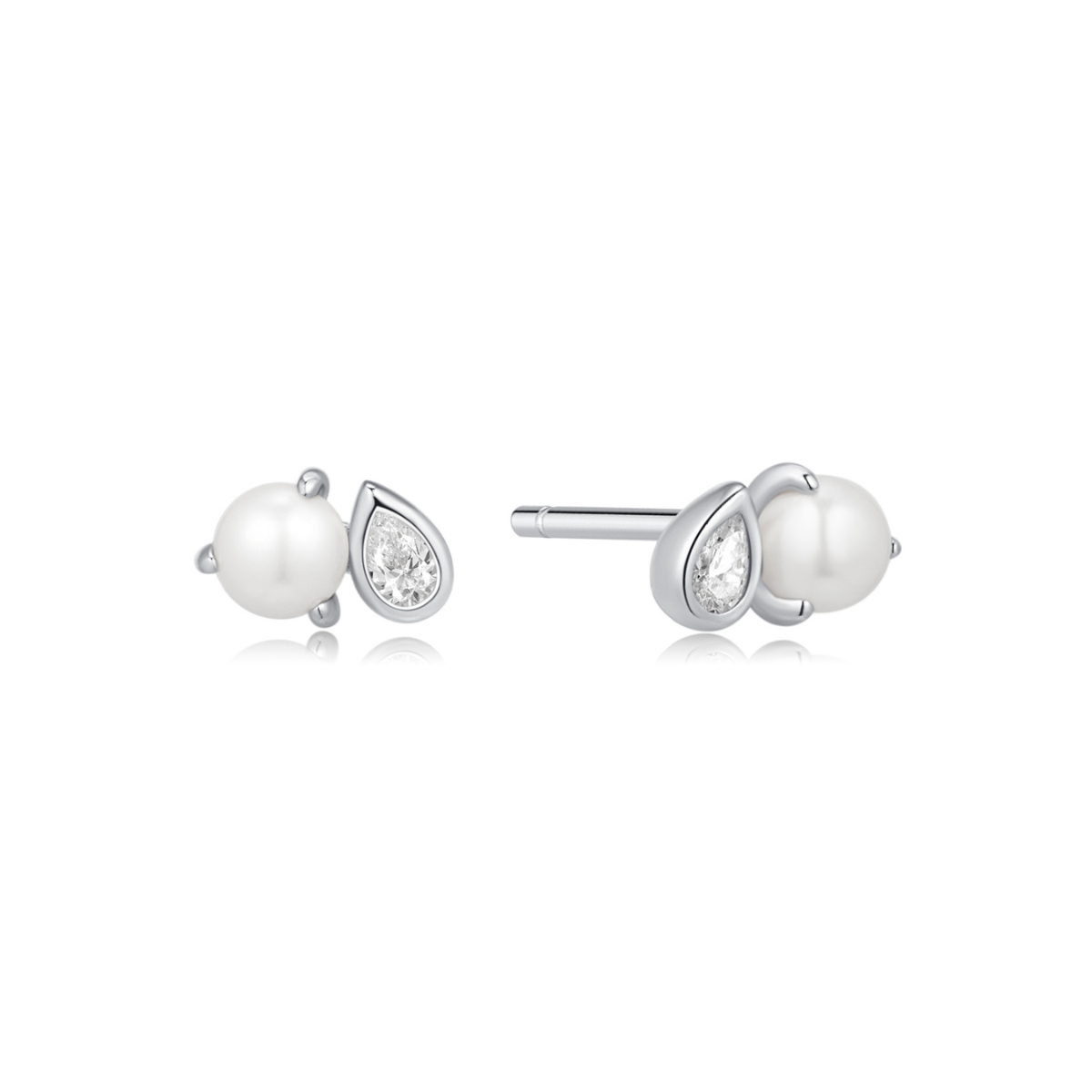 Earring Stud Pearl Pear