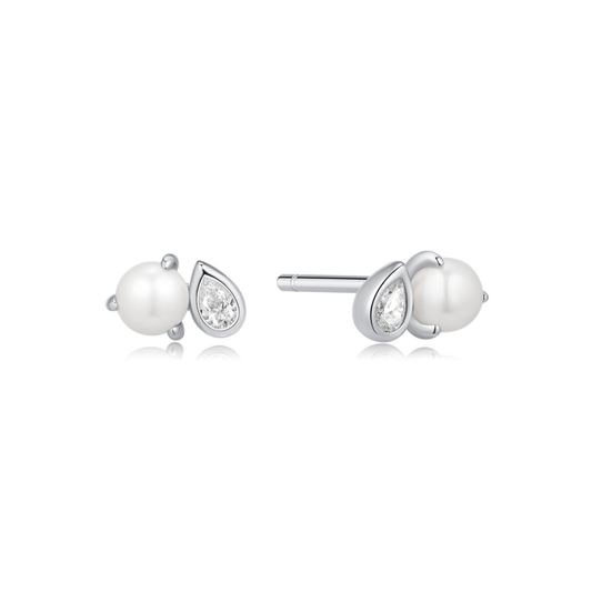 Earring Stud Pearl Pear