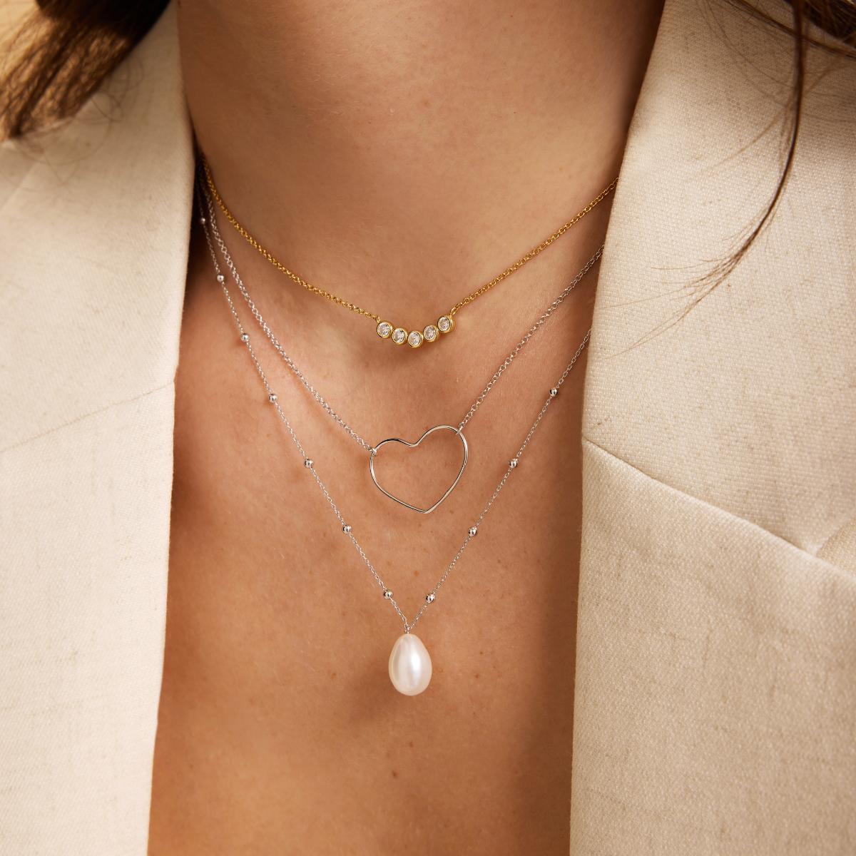 Necklace Pearl Boule
