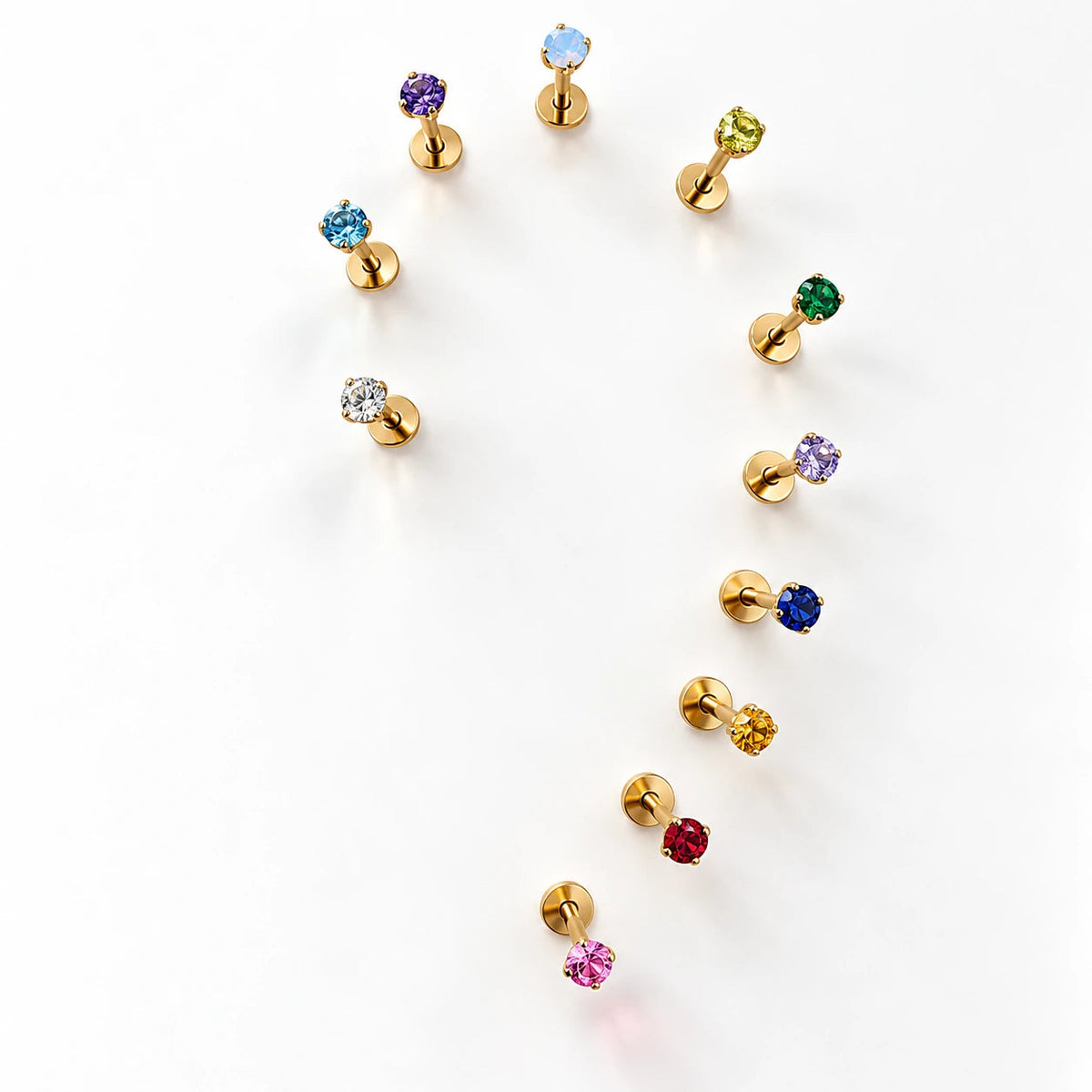 June Griffe piercings, all colours