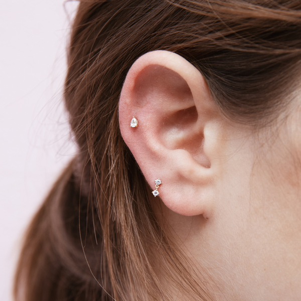 Pear Piercing Titanium