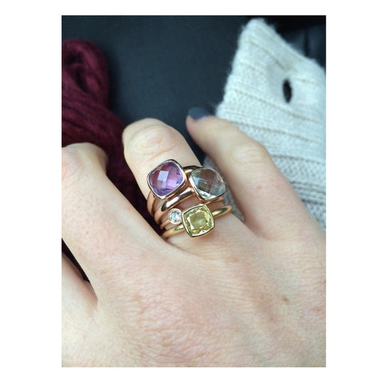 Ring amethyst