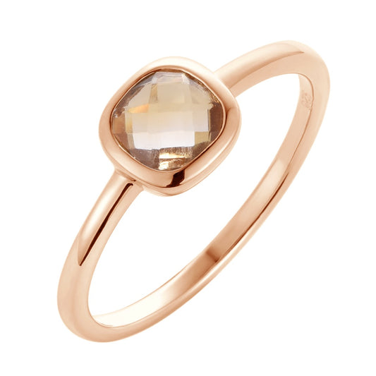 Ring gem citrine