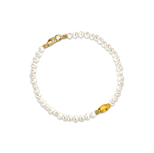 Bracelet Pearl Sapphire Marquise