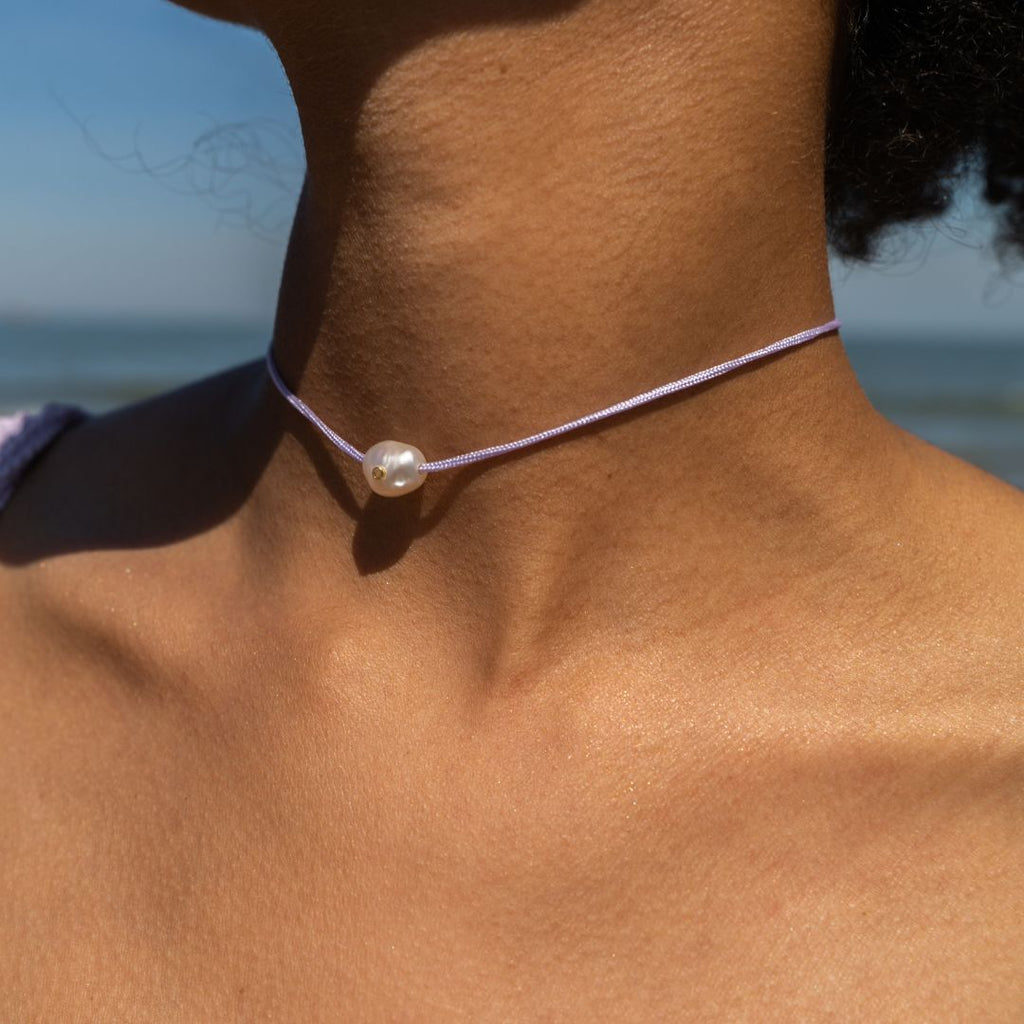 Bracelet Summer Pearl Lila