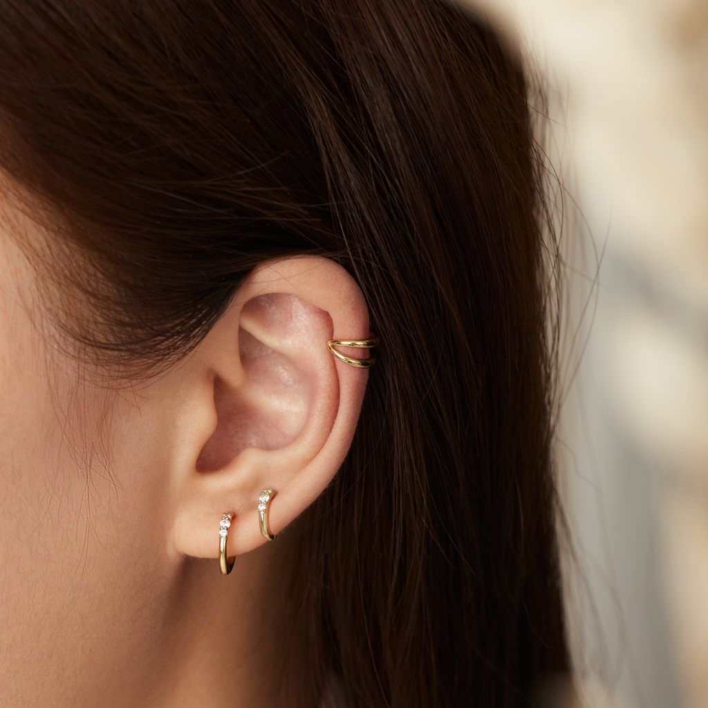 Earcuff Double Drop