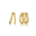 Earring Double Hoop April