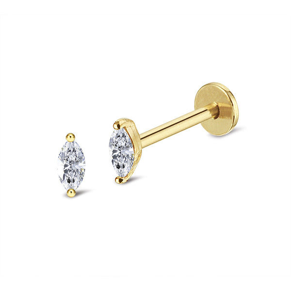Marquise Piercing Titanium