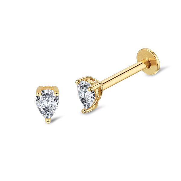Pear Piercing Titanium